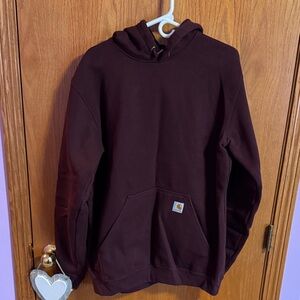 Carhartt Men's Dark Burgundy Hoodie